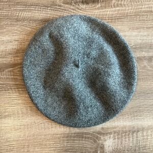 DPC Dorfman Pacific Co. Grey Wool Beret Handmade Classic One Size